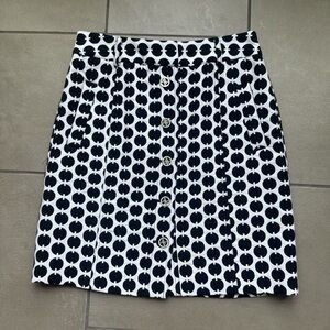 Adrienne Vittadini Polkadot Mini Skirt
